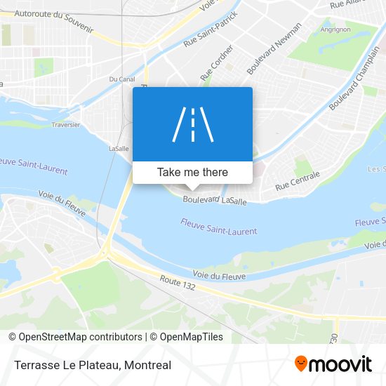 Terrasse Le Plateau map