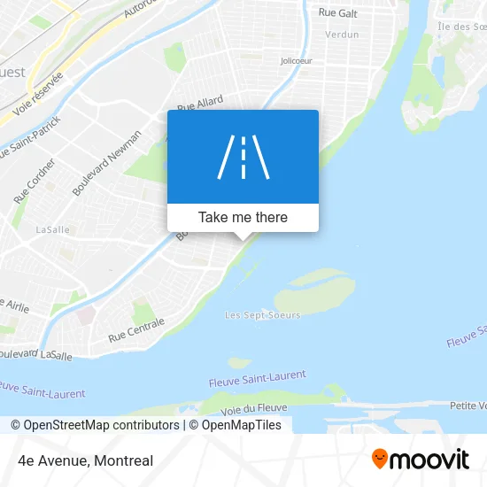 4e Avenue map