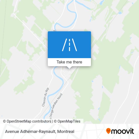 Avenue Adhémar-Raynault map
