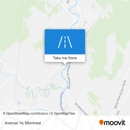Avenue 1e map
