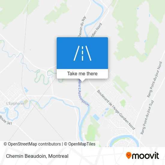 Chemin Beaudoin map