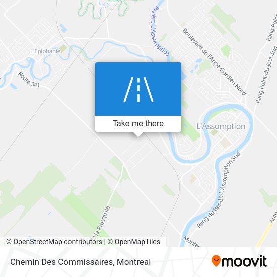 Chemin Des Commissaires map