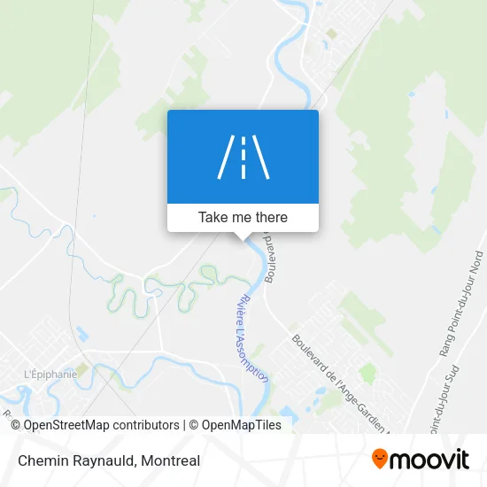 Chemin Raynauld map