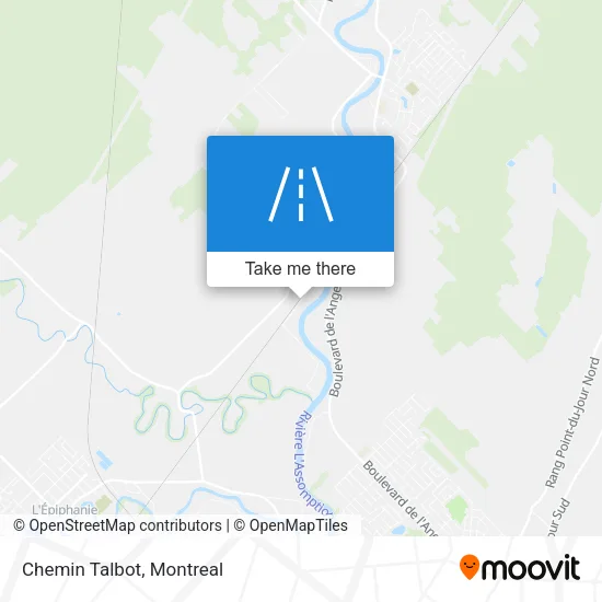 Chemin Talbot map