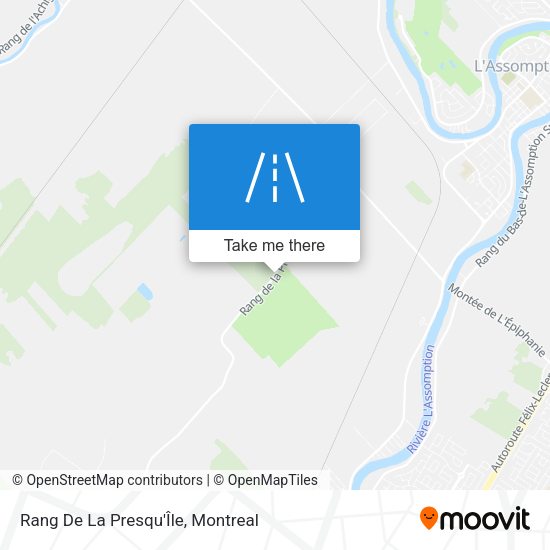 Rang De La Presqu'Île map
