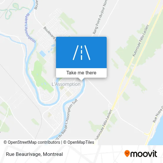 Rue Beaurivage map