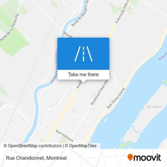 Rue Chandonnet map