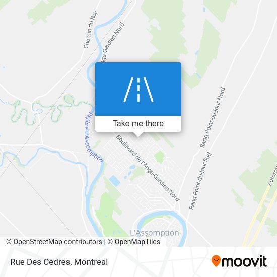 Rue Des Cèdres map