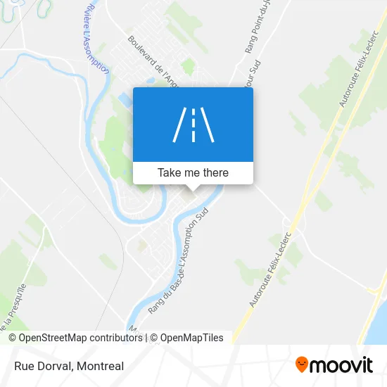 Rue Dorval map