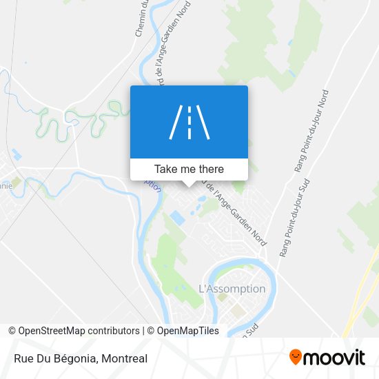 Rue Du Bégonia map