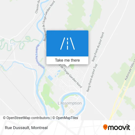 Rue Dussault map