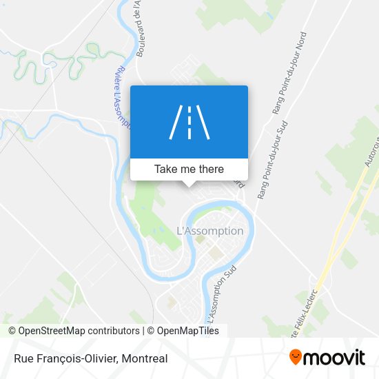 Rue François-Olivier map