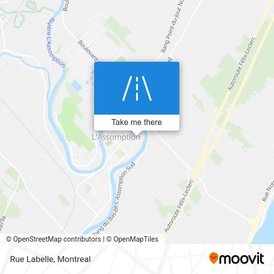 Rue Labelle map