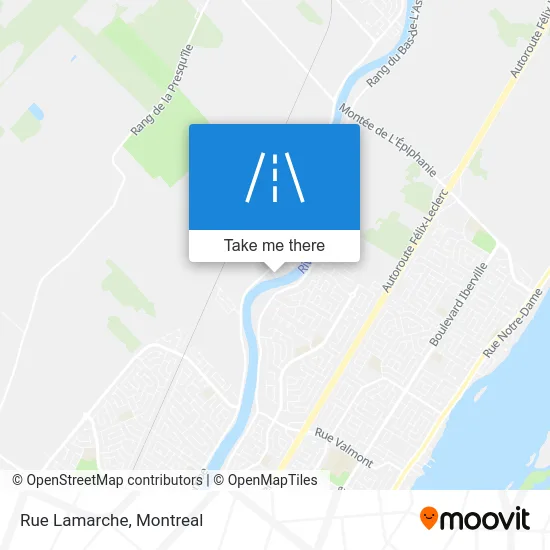 Rue Lamarche map