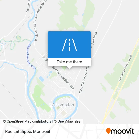 Rue Latulippe map