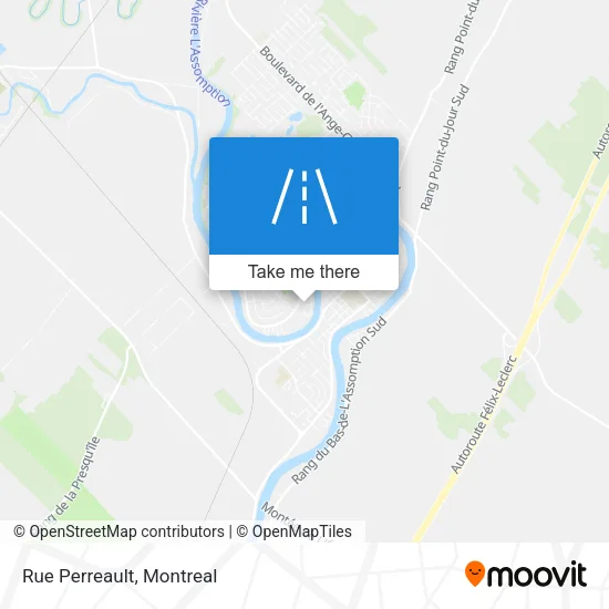 Rue Perreault map