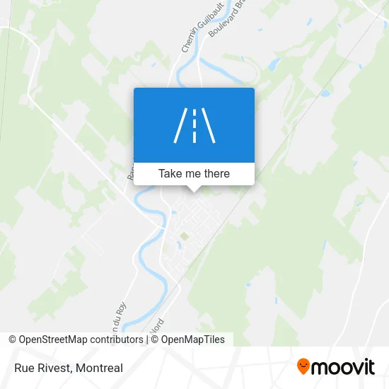 Rue Rivest map