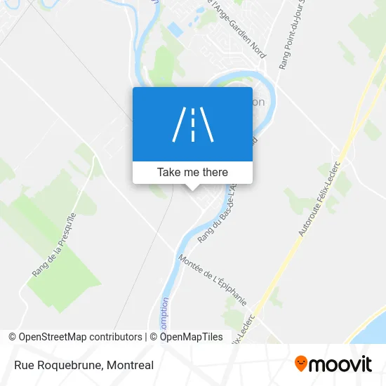 Rue Roquebrune map
