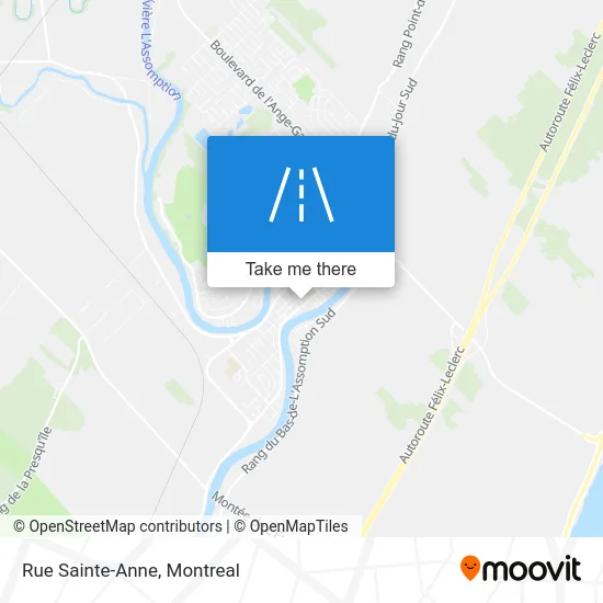 Rue Sainte-Anne map