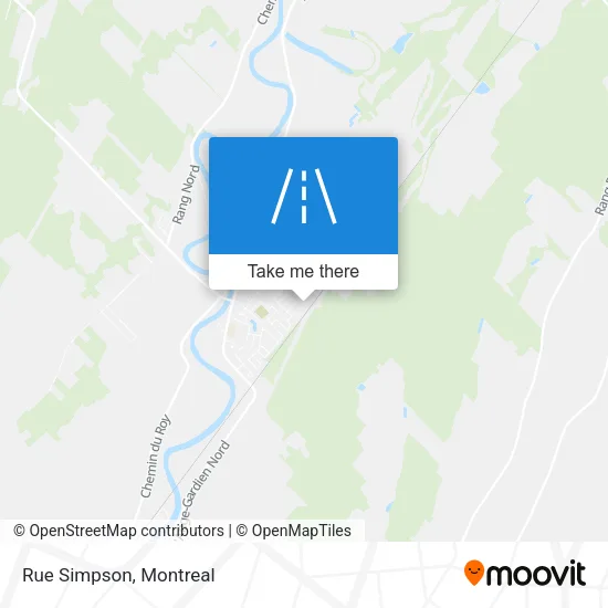 Rue Simpson map