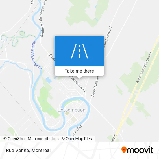 Rue Venne map