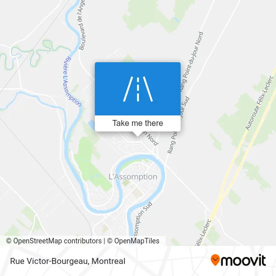 Rue Victor-Bourgeau map
