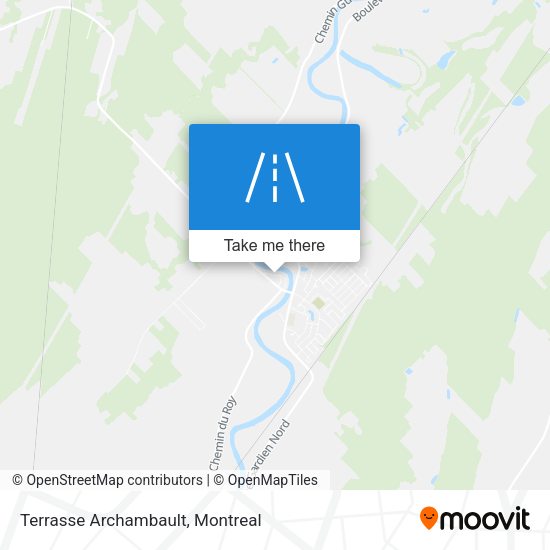 Terrasse Archambault map