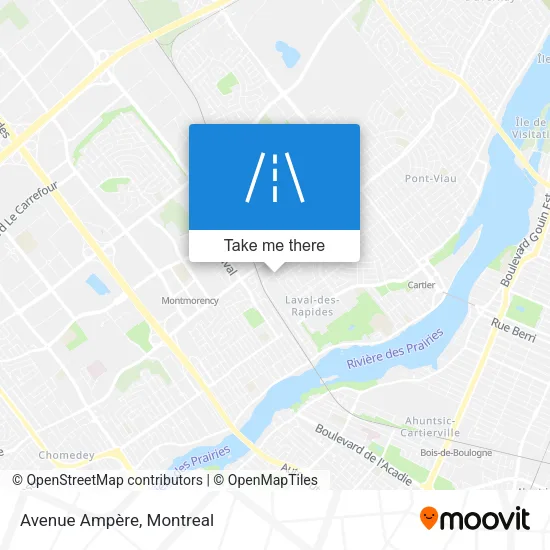 Avenue Ampère map
