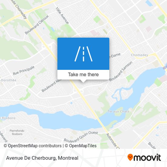 Avenue De Cherbourg map