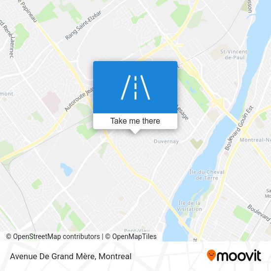 Avenue De Grand Mère map