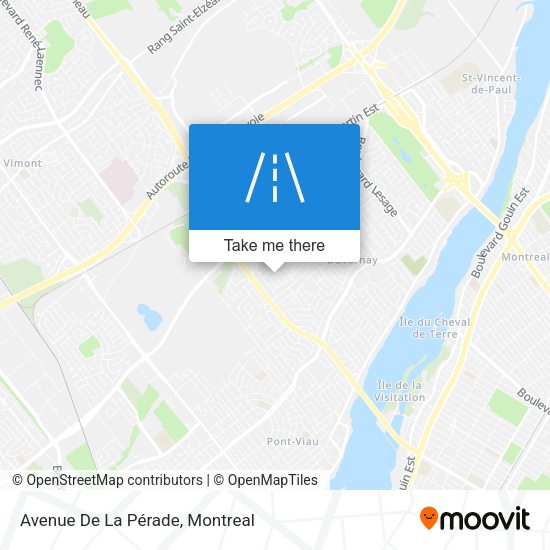 Avenue De La Pérade map