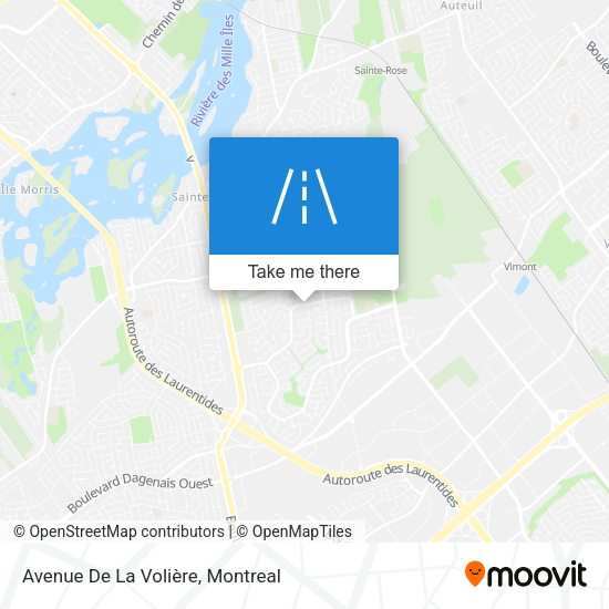 Avenue De La Volière map