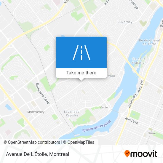 Avenue De L'Étoile map