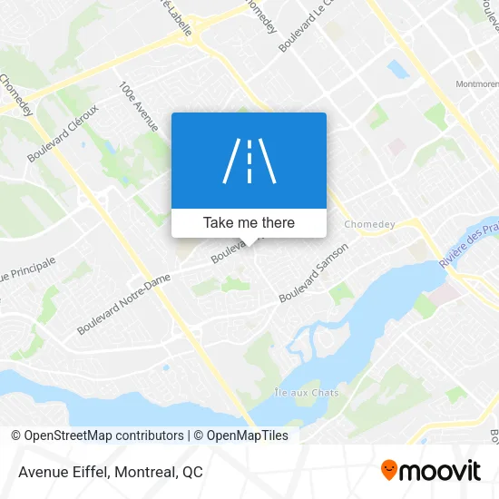 Avenue Eiffel map