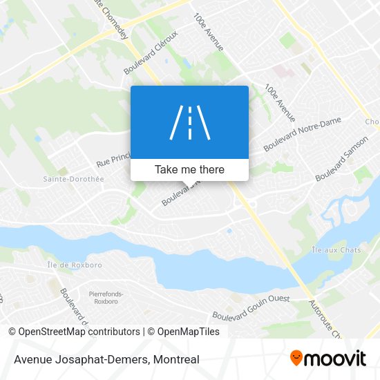 Avenue Josaphat-Demers map