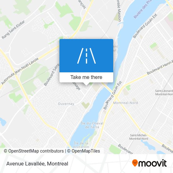 Avenue Lavallée map