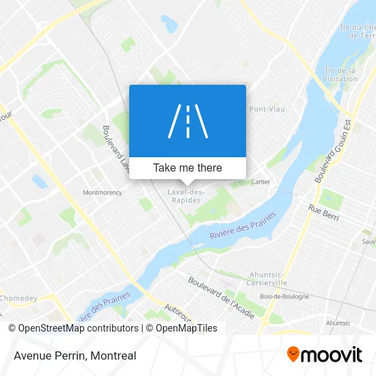 Avenue Perrin map