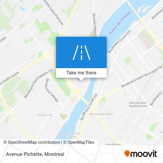 Avenue Pichette map