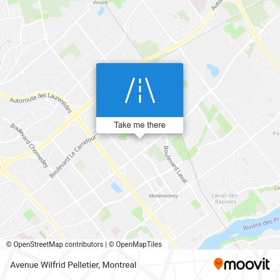 Avenue Wilfrid Pelletier map
