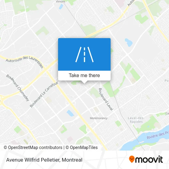 Avenue Wilfrid Pelletier map