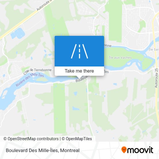 Boulevard Des Mille-Îles map