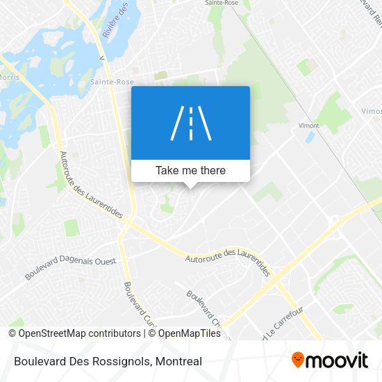 Boulevard Des Rossignols map