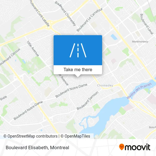 Boulevard Elisabeth map