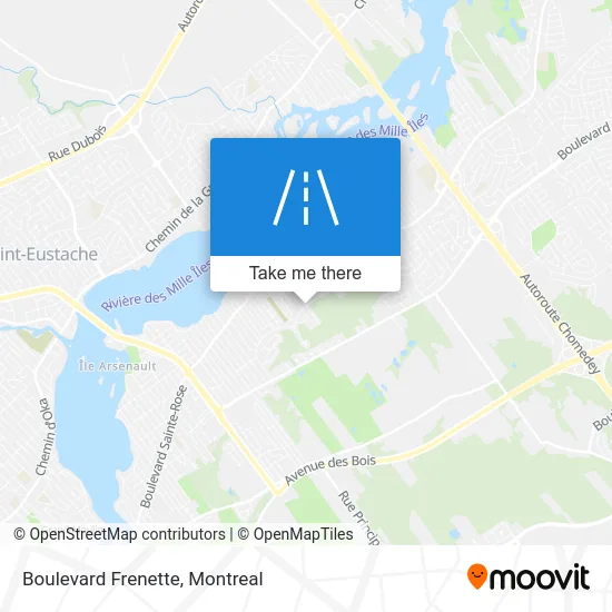 Boulevard Frenette map