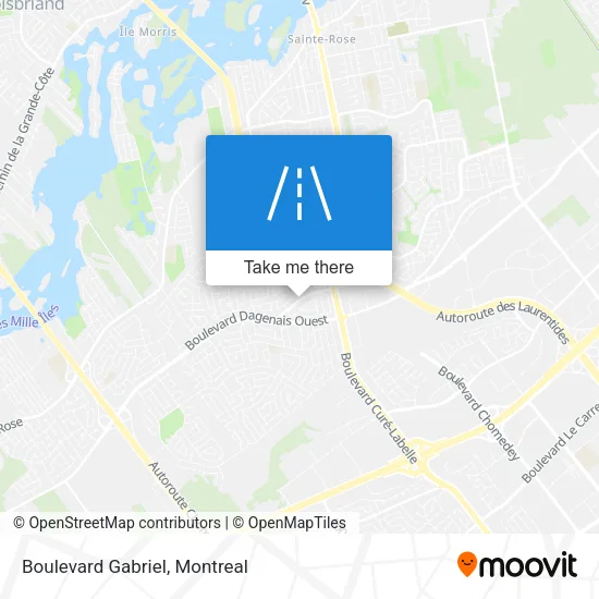 Boulevard Gabriel map