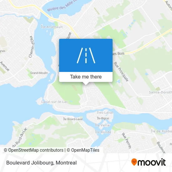 Boulevard Jolibourg map