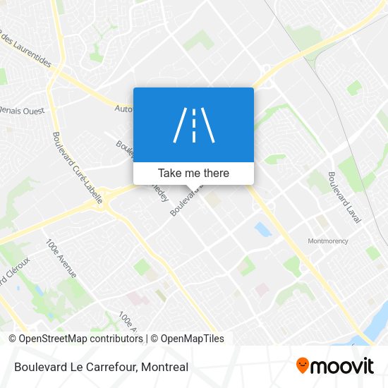 Boulevard Le Carrefour map