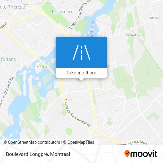 Boulevard Longpré map