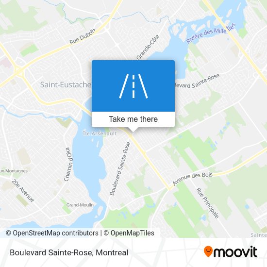 Boulevard Sainte-Rose map