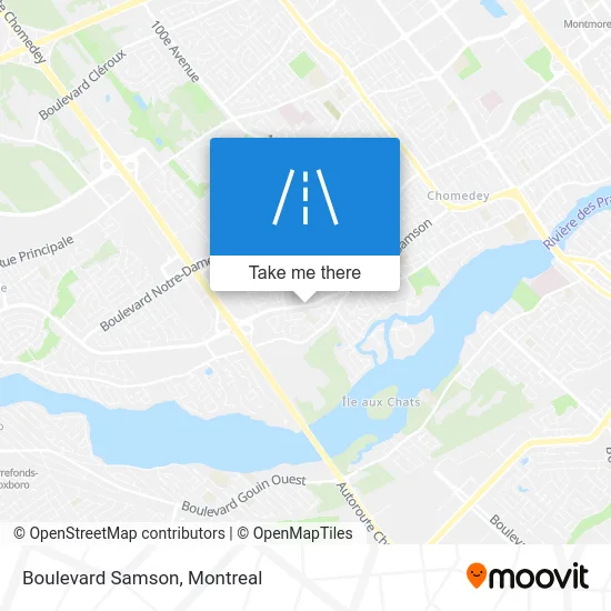 Boulevard Samson map